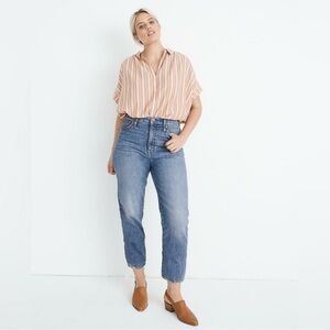 Madewell The Perfect Vintage Wide Leg Crop Jean